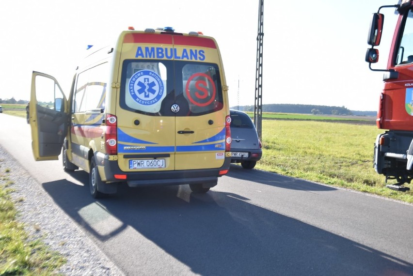 Września: Trwa walka o życie motocyklisty. Wypadek na trasie Kołaczkowo-Łagiewki