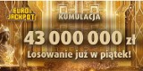 Eurojackpot wyniki 7.09.2018. Do wygrania 43 mln zł