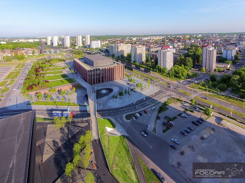 Nowe centrum Katowic w obiektywie Kamila Krzemińskiego