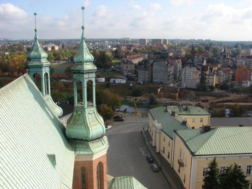 Panorama Poznania z wieży katedry