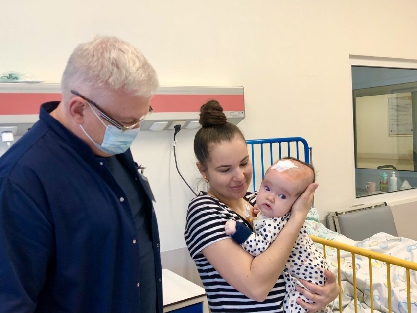 Lekarze ze szpitala w Zdrojach uratowali życie małej Emilki z Ukrainy!