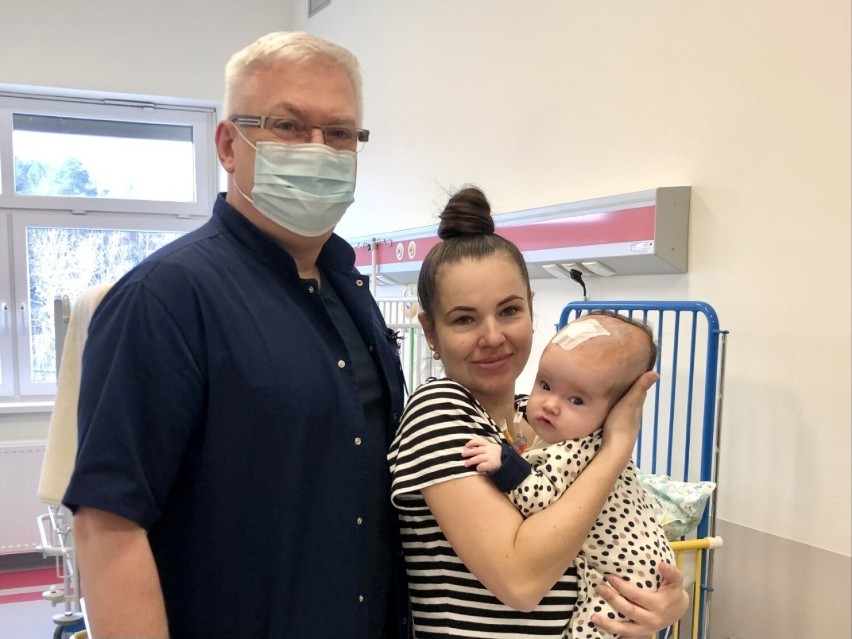Lekarze ze szpitala w Zdrojach uratowali życie małej Emilki z Ukrainy!