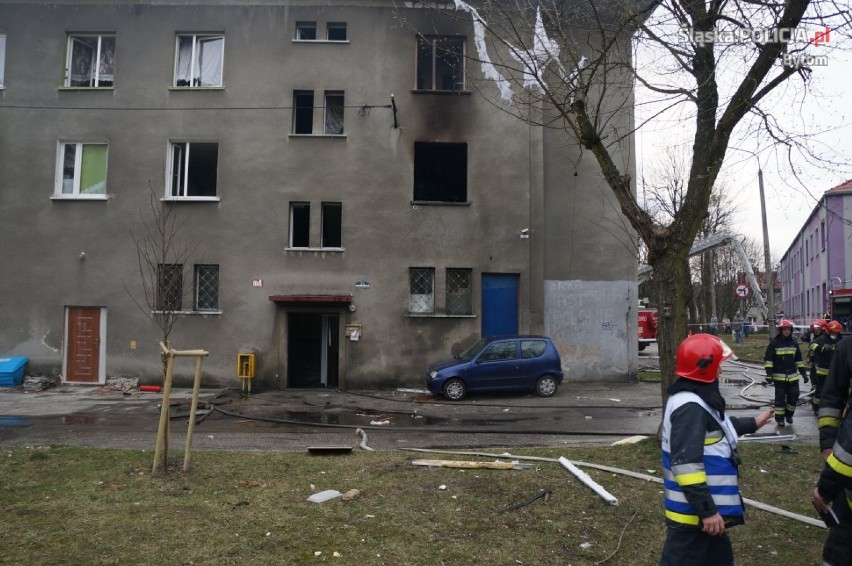 Bytom Stroszek: Wybuch gazu w budynku przy Skwerze H. Modrzejewskiej. Dwie osoby nie żyją