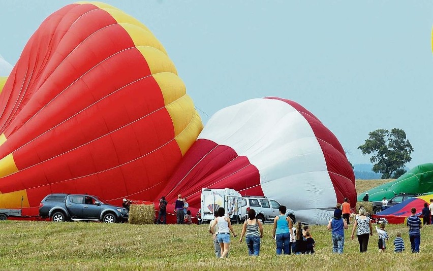 Rozkładanie i napełnianie gorącym powietrzem 18 balonów to...