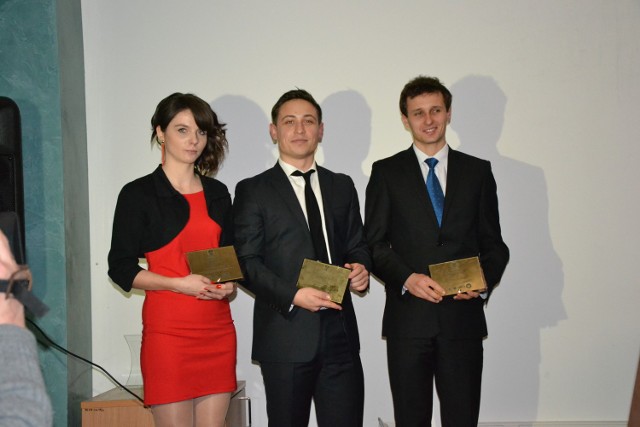 Anna Romanowska (UP), Miłosz Gągalski (UM) i Dariusz Gaweł (UMCS), wyróżniający się członkowie zarządów klubów uczelnianych