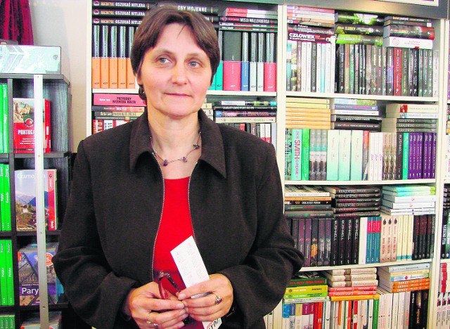 Barbara Michałowska wraz z mężem prowadzi księgarnię w pasaży przy ul. Śniadeckiego