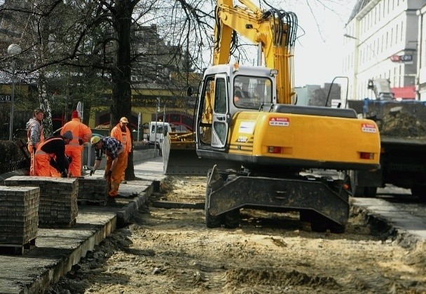 Na ulicy Racławickiej prace potrwają co najmniej dwa miesiące