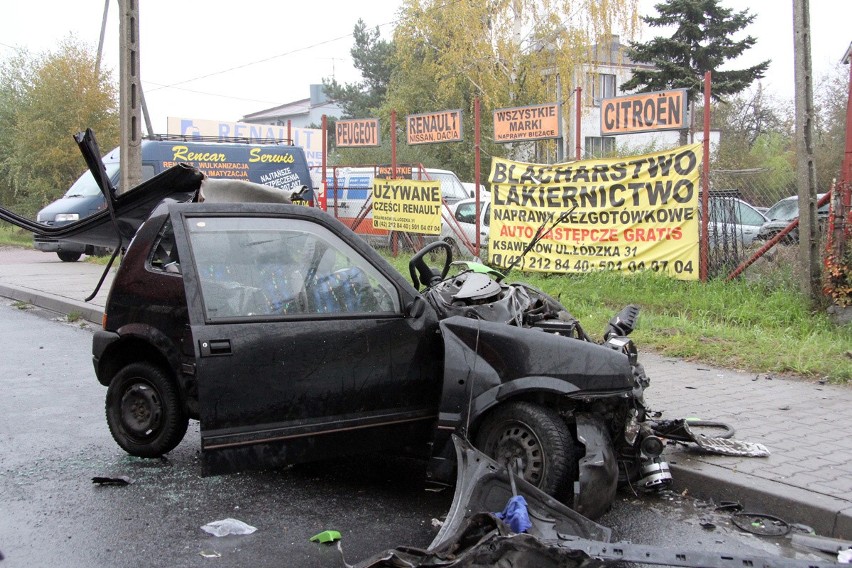 Tragiczny wypadek w Ksawerowie. Zginęło dwóch mężczyzn [ZDJĘCIA+FILM]