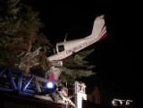 Wielmoża: wypadek awionetki. Pilot bez licencji lądował na drzewie 