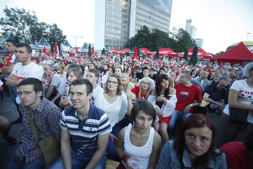 Polska - Czechy w strefie kibica w Katowicach [ZDJĘCIA i WIDEO]