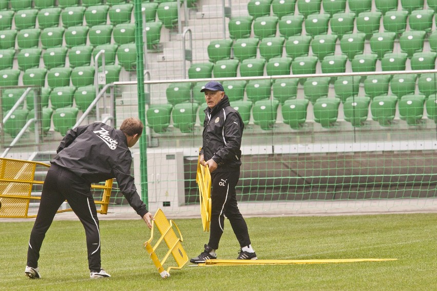 Piłka nożna: Śląsk trenował na Stadionie Miejskim (ZDJĘCIA, FILM)