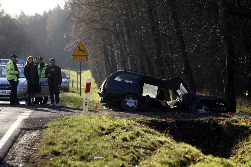 Tragiczny wypadek na trasie Prochowice-Lubin