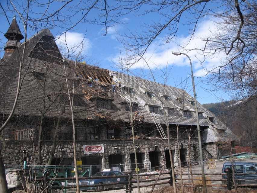 Zakopane: w Domu Turysty trwa remont [ZDJĘCIA]