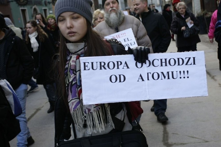 Gdańsk: Protest przeciwko budowie elektrowni atomowych w Polsce (ZDJĘCIA)