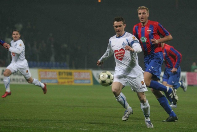 Wojciech Grzyb w ub. roku strzelał Polonii gole w każdym meczu