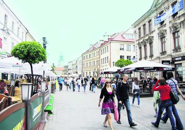 Krakowskie Przedmieście, dziś - jako deptak, lubiany przez lublinian