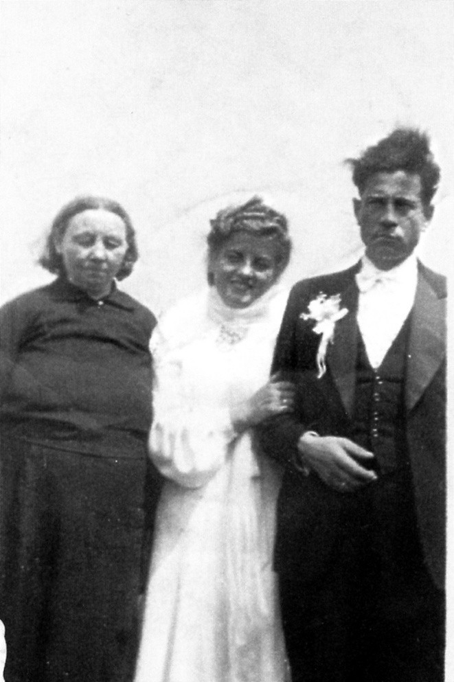 Jan i Marianna Cioczkowie po ślubie, rok 1946
