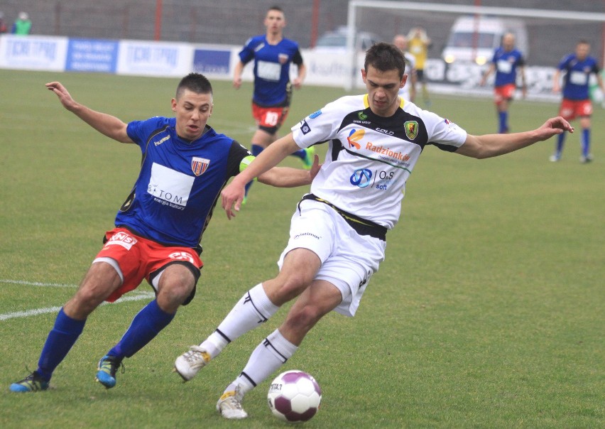 1. liga piłkarska: Polonia Bytom - Ruch Radzionków 1:2 [ZDJĘCIA]