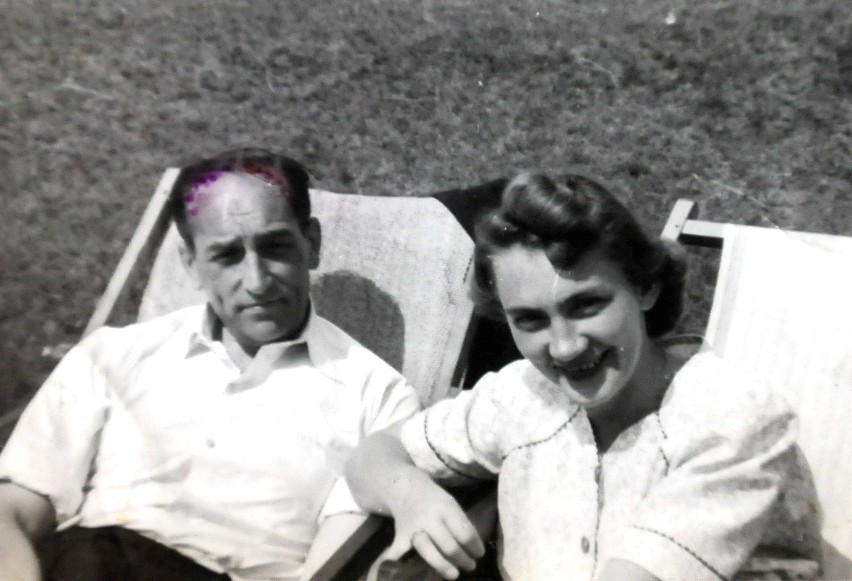 Rodzice Doroty, około roku 1950
