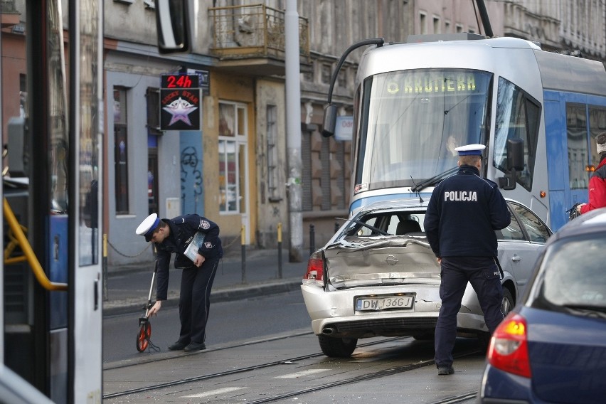 Wrocław: Wypadek tramwaju na Jedności