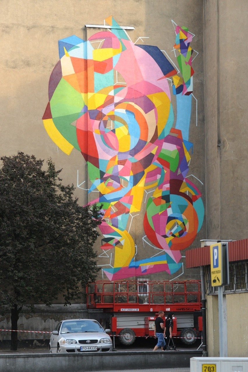 Festiwal Murali Outer Spaces 2011: Mural przy ul. Grobla