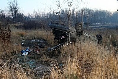 Bytom: Śmiertelny wypadek w kradzionym samochodzie [ZDJĘCIA]