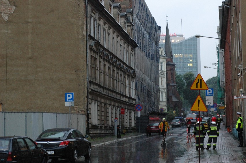 Poznań: Zawaliła się ściana budynku [ZDJĘCIA]