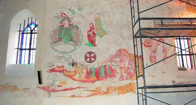 Odsłonięte w Pręgowie freski wskazują, że wieś była ważnym ośrodkiem życia religijnego