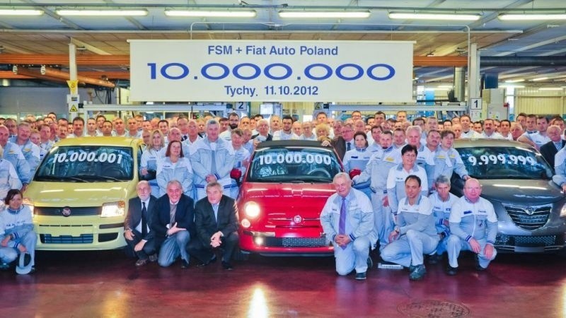 10-mln samochód zjechał z linii tyskiej fabryki Fiat Auto Poland [ZDJĘCIA]