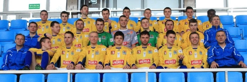 Piłka nożna: Piłkarze Motoru Lublin po sesji zdjęciowej