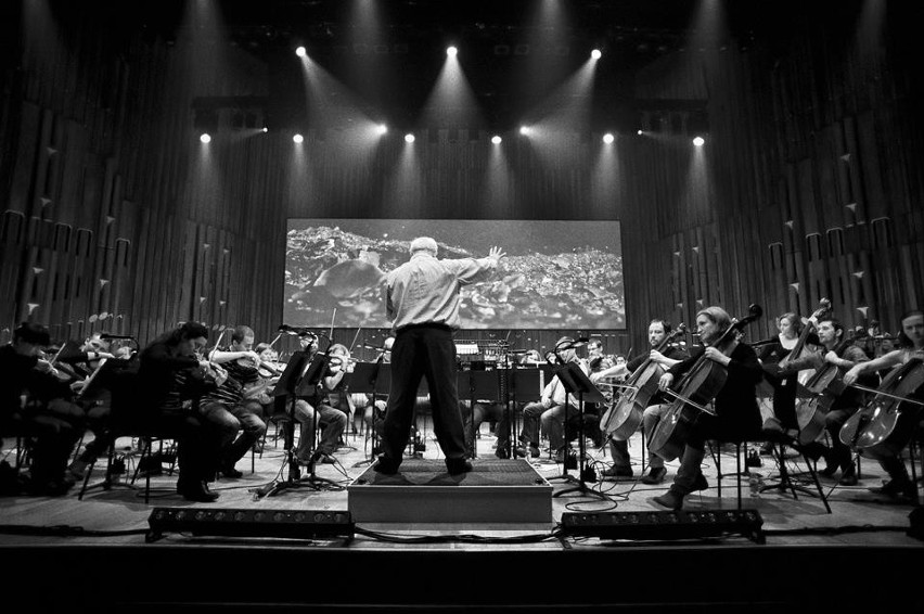 Krzysztof Penderecki z orkiestrą