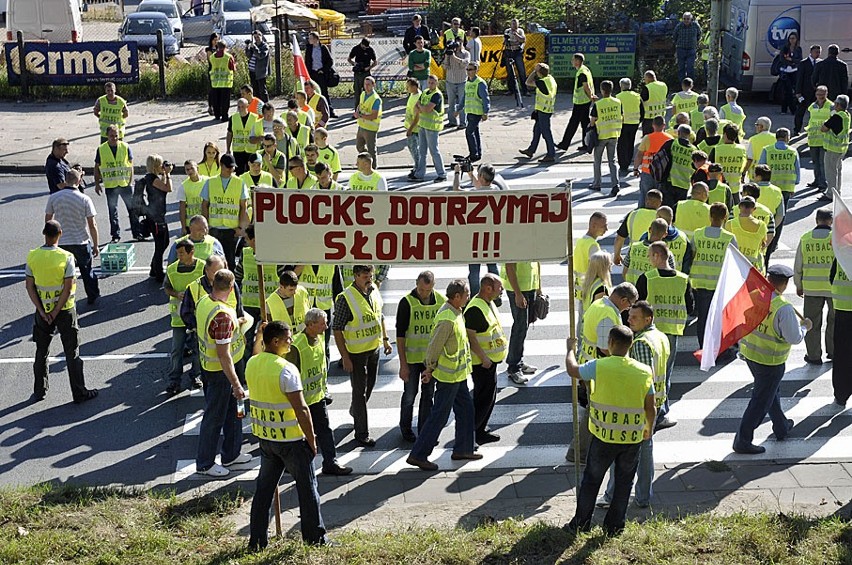Protest w Gdańsku: Rybacy walczą o uchylenie im kar