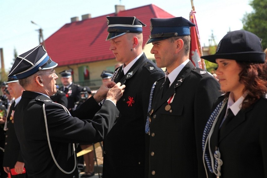 W Kobylnicy otwarto nową remizę ochotniczej Straży Pożarnej....
