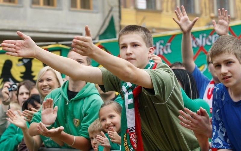 Prezentacja Śląska Wrocław na wrocławskim Rynku