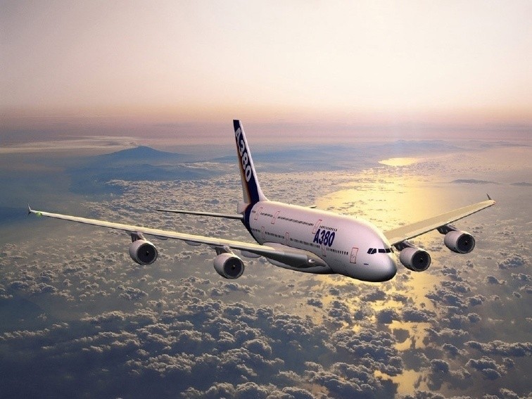 Największy pasażerski samolot świata Airbus A380....