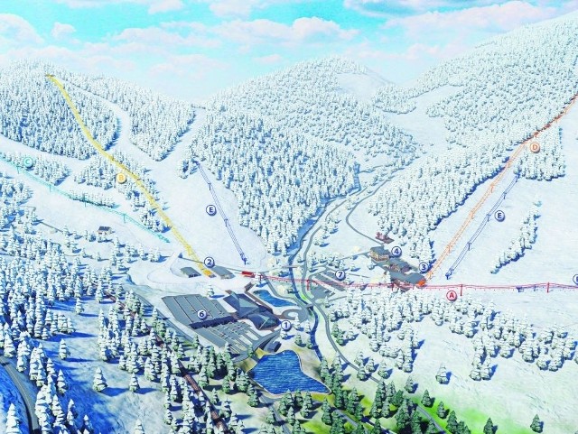 Tak ma wyglądać stacja narciarska w Kowarach. Jej powstanie blokują ekolodzy