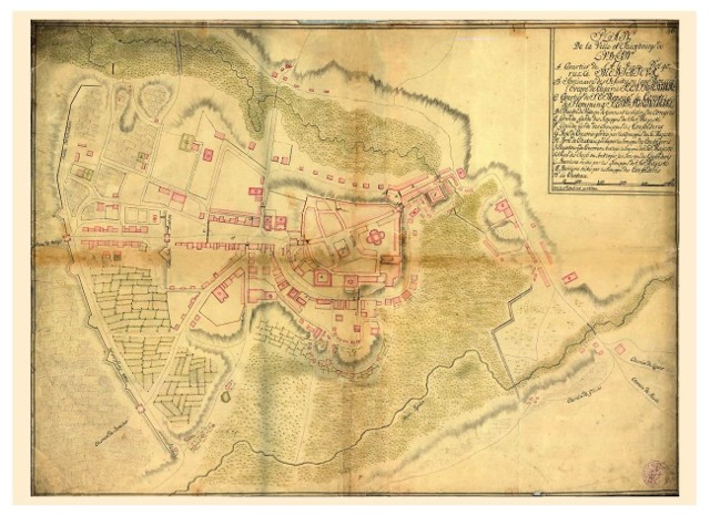 Mapa Lublina z 1716 r.