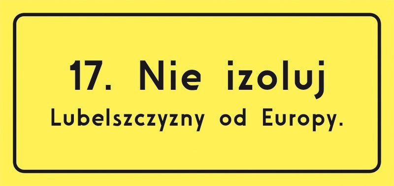 Akcja w Warszawie: billboardy w obronie naszej ekspresówki