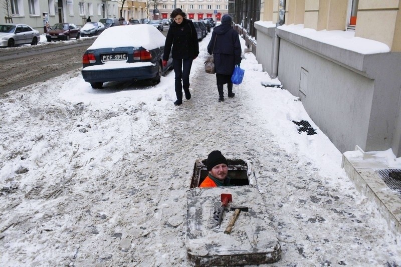 Zima na ul. Mielżyńskiego