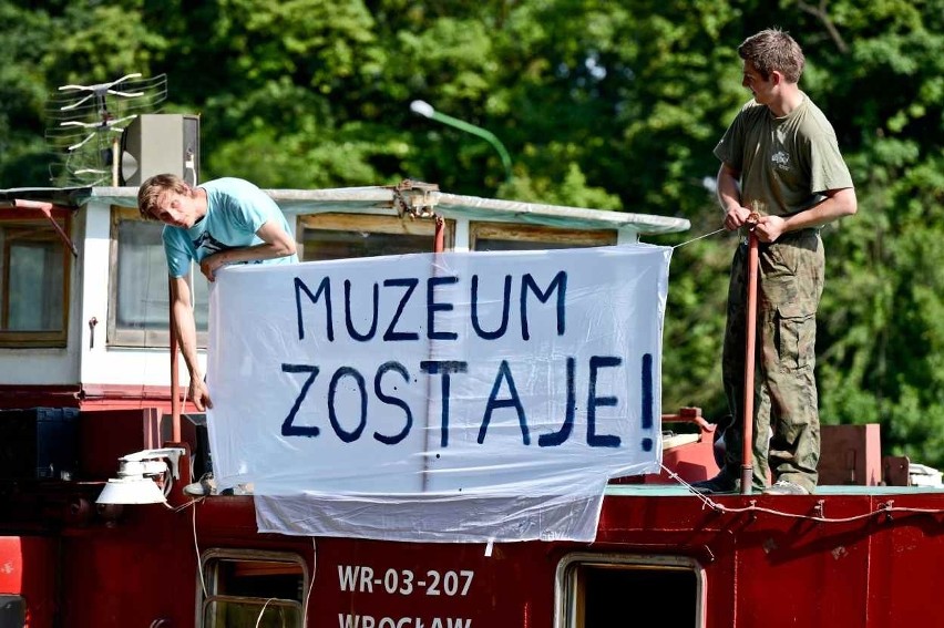 Wrocław: Protest nad rzeką. Muzeum Odry walczy o miejsce