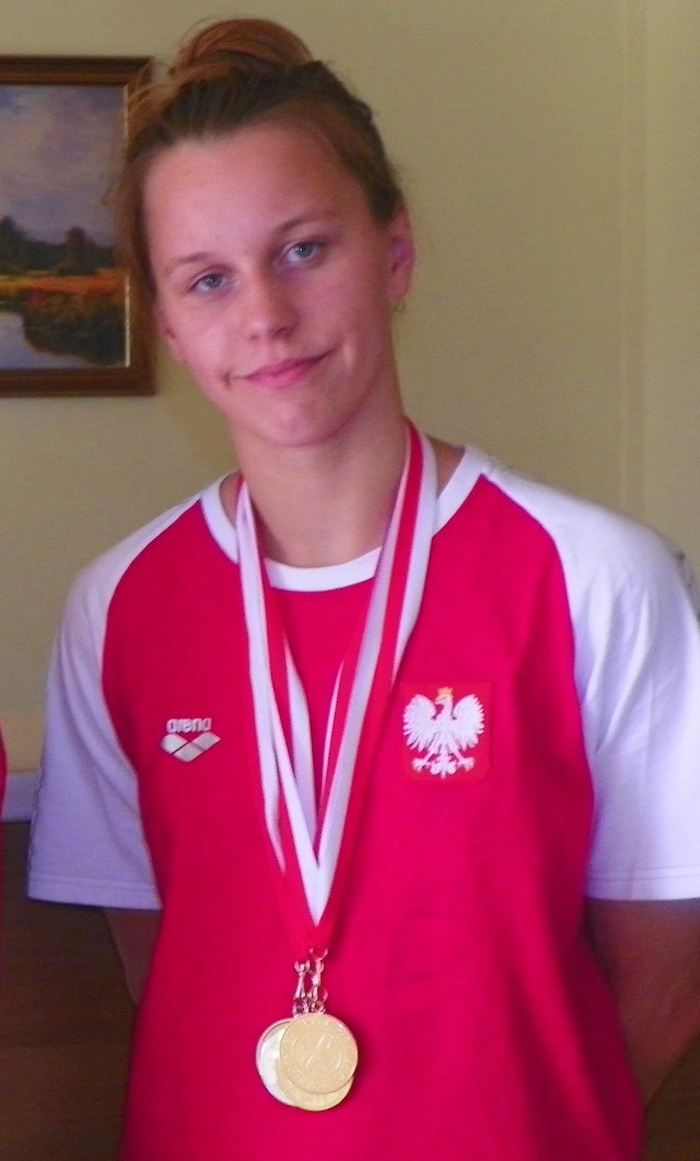Zuzanna Chwadeczko (MTP Lublinianka) zdobyła w Krakowie cztery medale, w tym trzy złote