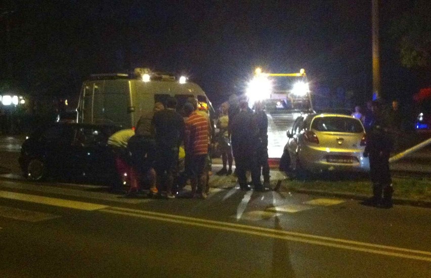 Wypadek na Sępolnie. Trzy osoby ranne, w tym trzyletnie dziecko (ZDJĘCIA)