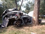 Lisów: W wypadku zginął kierowca i pasażer