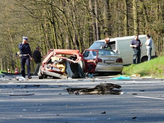 Golf został roztrzaskany