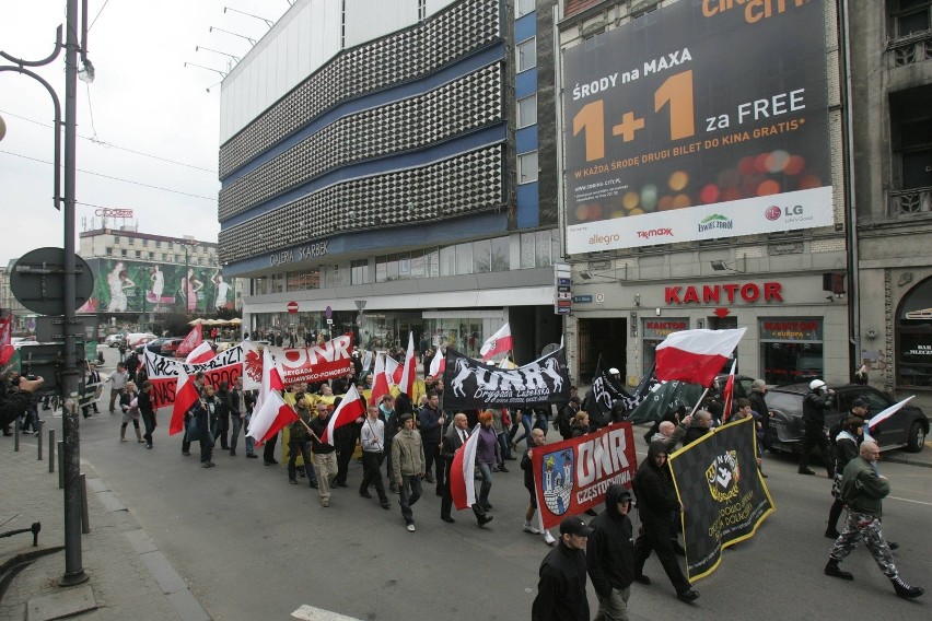 Marsz ONR w Katowicach [ZOBACZ ZDJĘCIA]