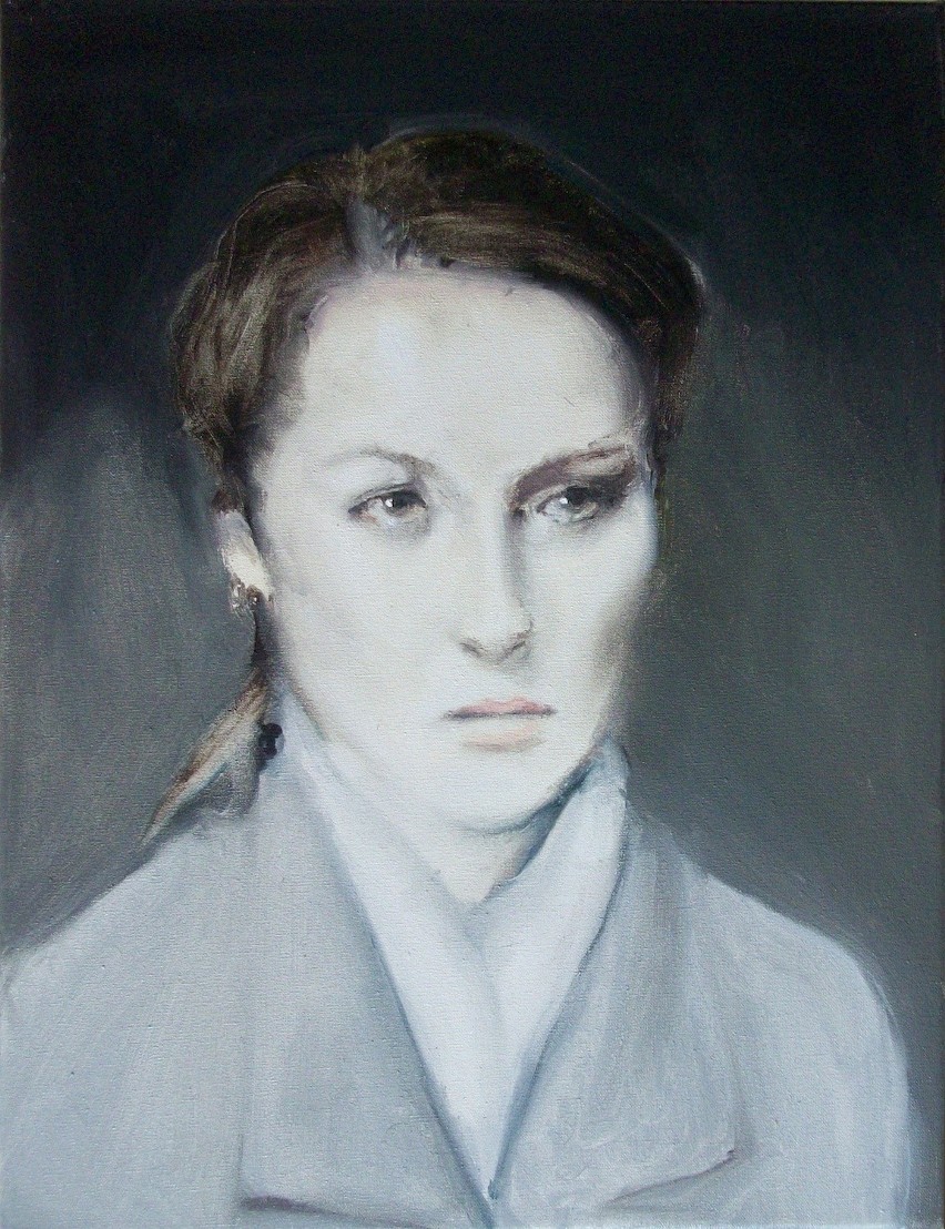 Obraz "Meryl Streep" namalował Łukasz Stokłosa