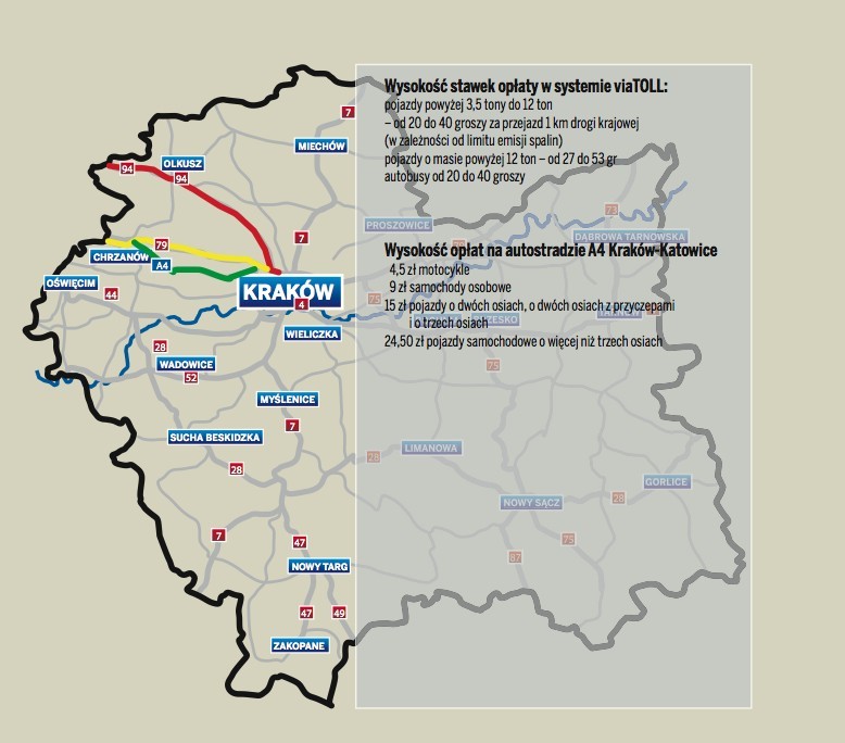 Od marca wszystkie trzy główne drogi łączące Kraków z...