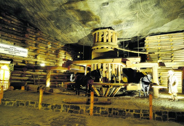 Zabytkowa kopalnia soli jest jedną z największych atrakcji w Polsce