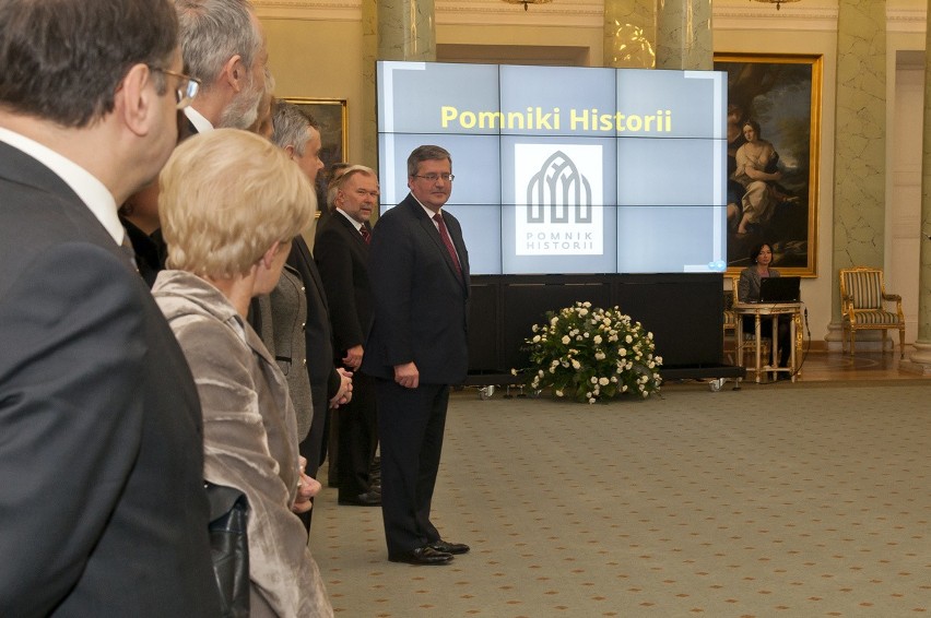 Tytuł Pomnika Historii wręczył prezydent Bronisław...
