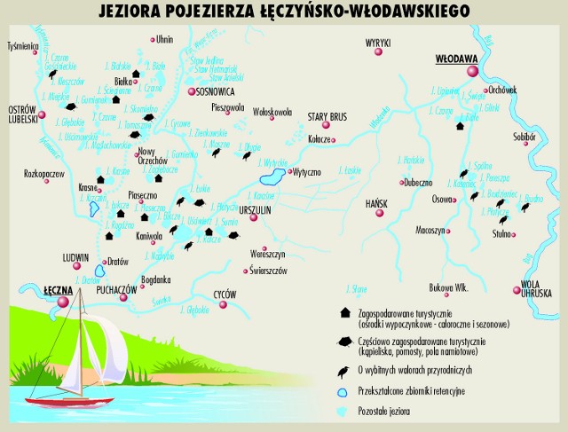 Jeziora Pojezierza Łęczyńsko-Włodawskiego
